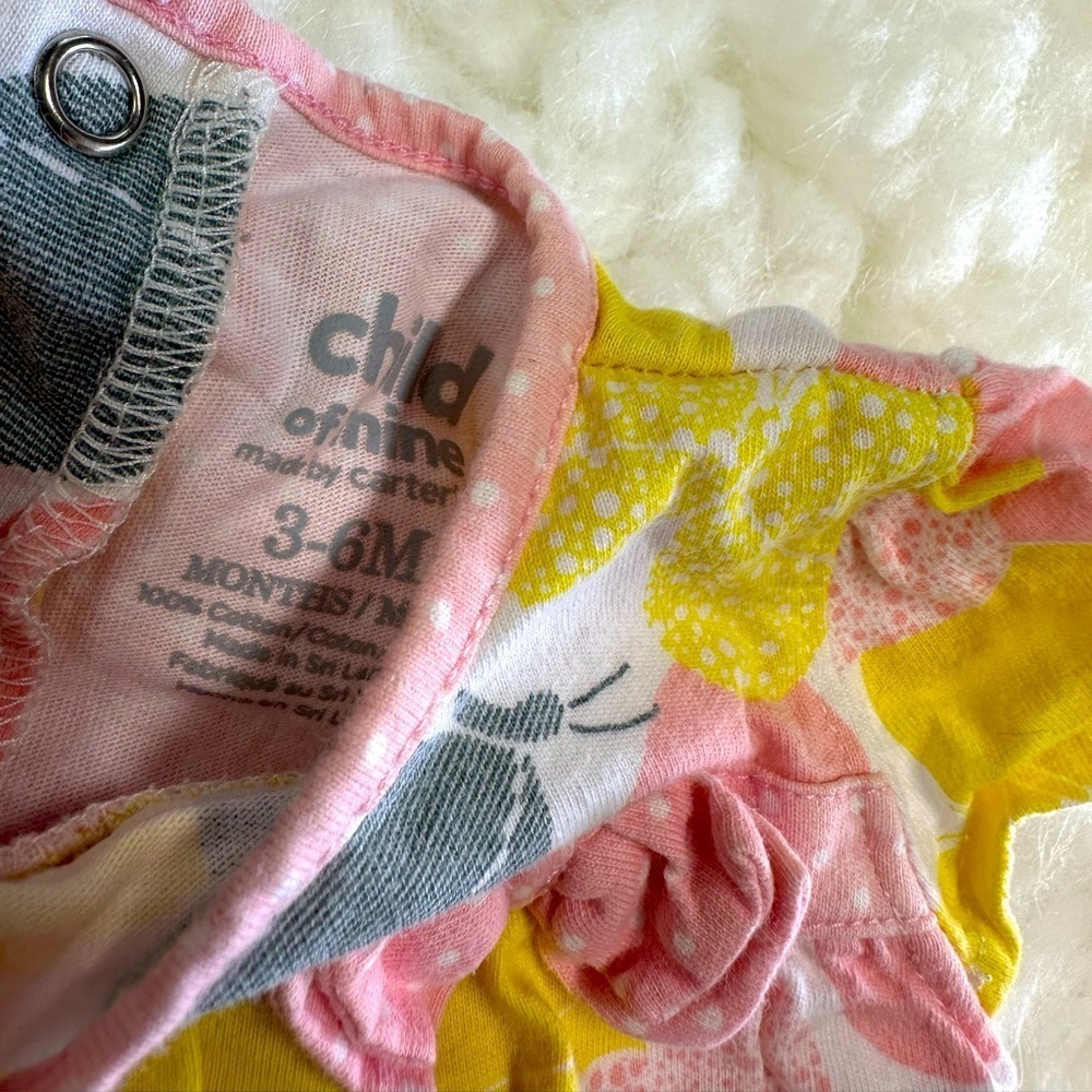 5/$30 Carter’s 3-6 Months Dress Romper Baby Girl - Picture 3 of 5